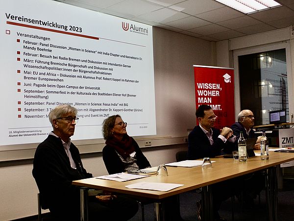 Vorstand auf der Mitgliederversammlung