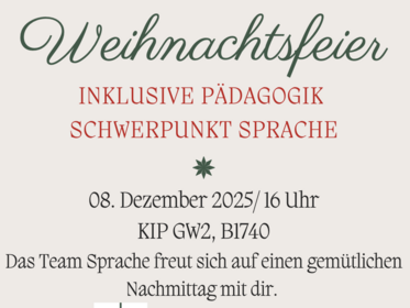 Einladung zur Weihnachtsfeier