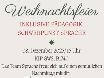 Einladung zur Weihnachtsfeier
