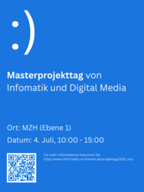 Poster für den Masterprojekttag