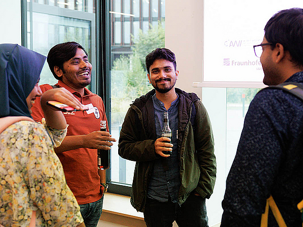 Internationale Forschende im Austausch