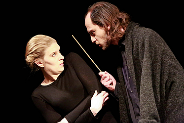 Schauspieler auf der Bühne