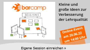 Mini-Barcamp auf e-teaching.org mitgestalten: Session anbieten und neue Ideen und Impulse erhalten
