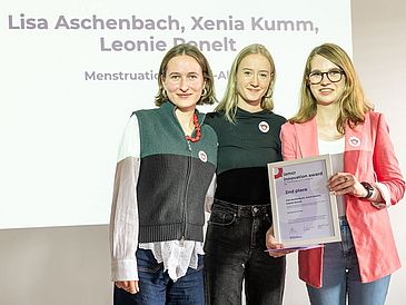 Forschungsteam: Lisa Aschenbach, Xenia Kumm und Leonie Renelt