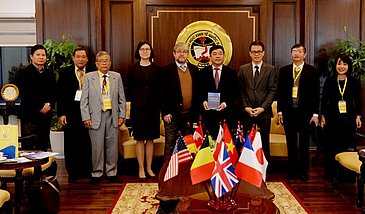 Meeting with the President of NEU, Hanoi