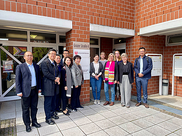 Mitglieder der Delegation der Shanxi Datong University und des IPP