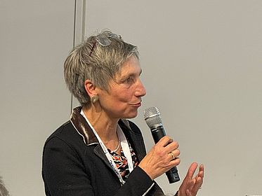 Prof. Dr. Ingrid Darmann-Finck auf dem Deutschen Pflegetag 2025