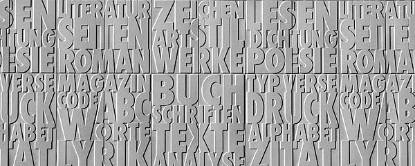 The writing on the exterior of the book tower