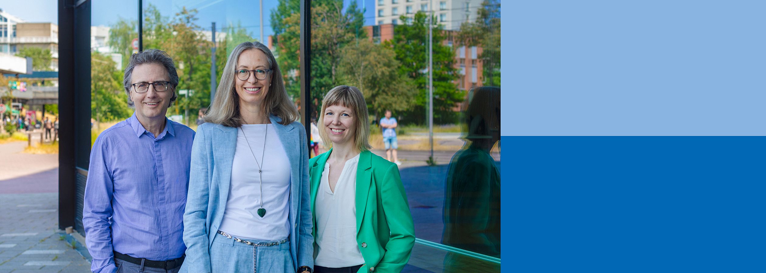 Claus Lewandowski, Simone Oelze und Alexandra Baumkötter (von links)