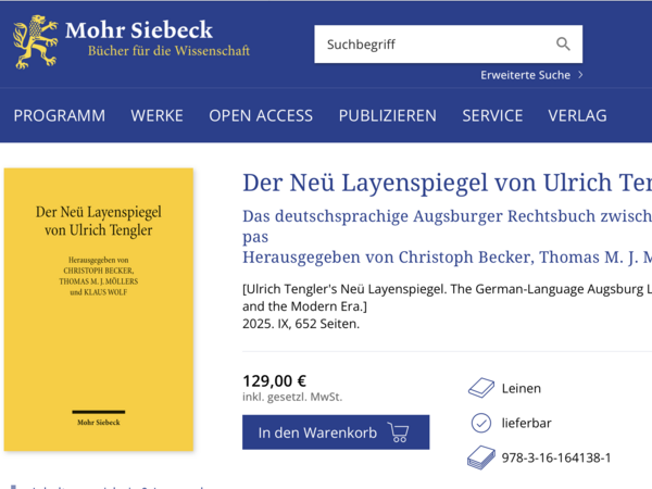 Tagungsband Layenspiegel