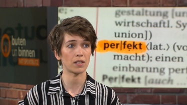 Nathalie Claus im Buten und Binnen - Studio