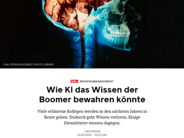 Screenshot Artikel der Wirtschaftswoche