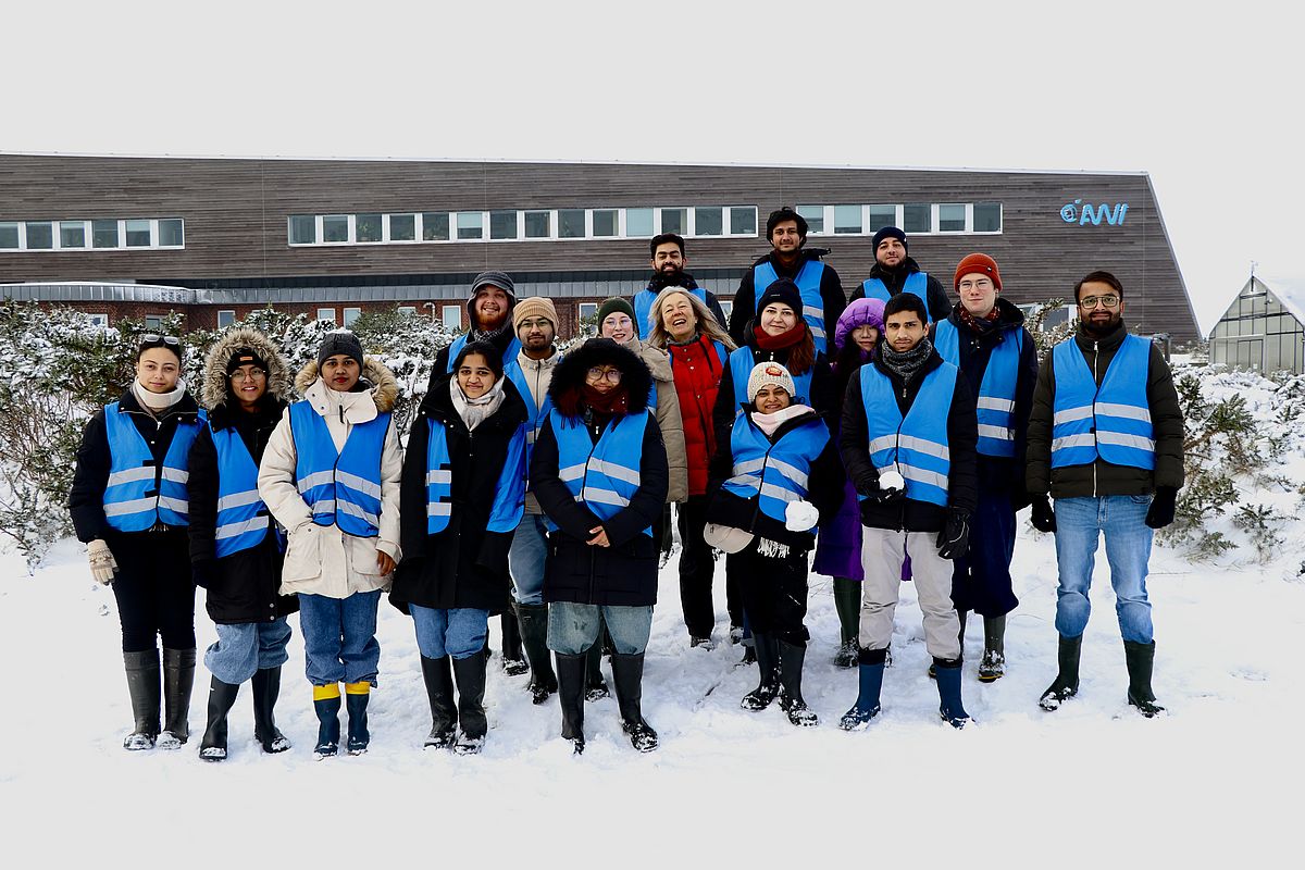 Master's students on an excursion to Sylt