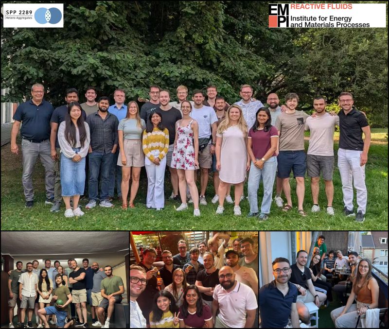 Collage verschiedener Bilder zu Gruppenaktivitäten während der Summerschool