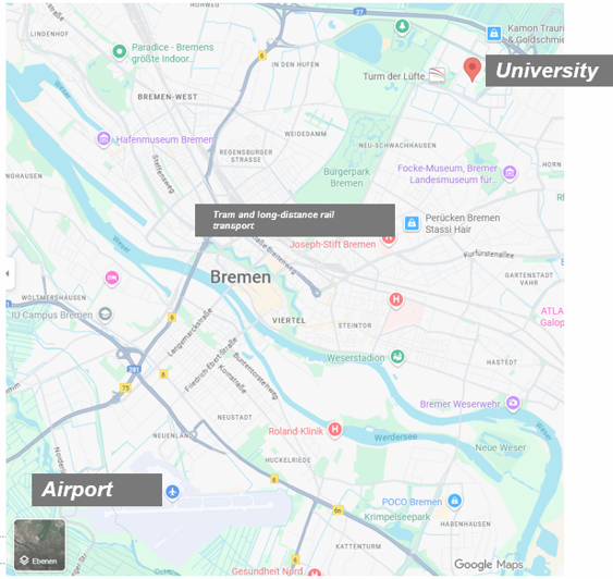 Google Maps Uni Bremen