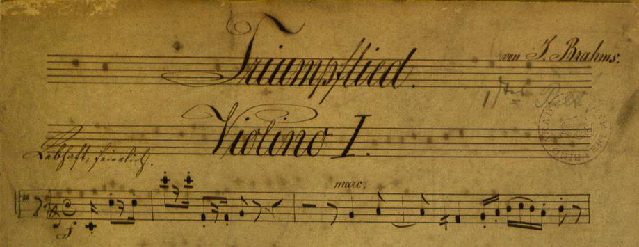 Ausschnitt Triumphlied