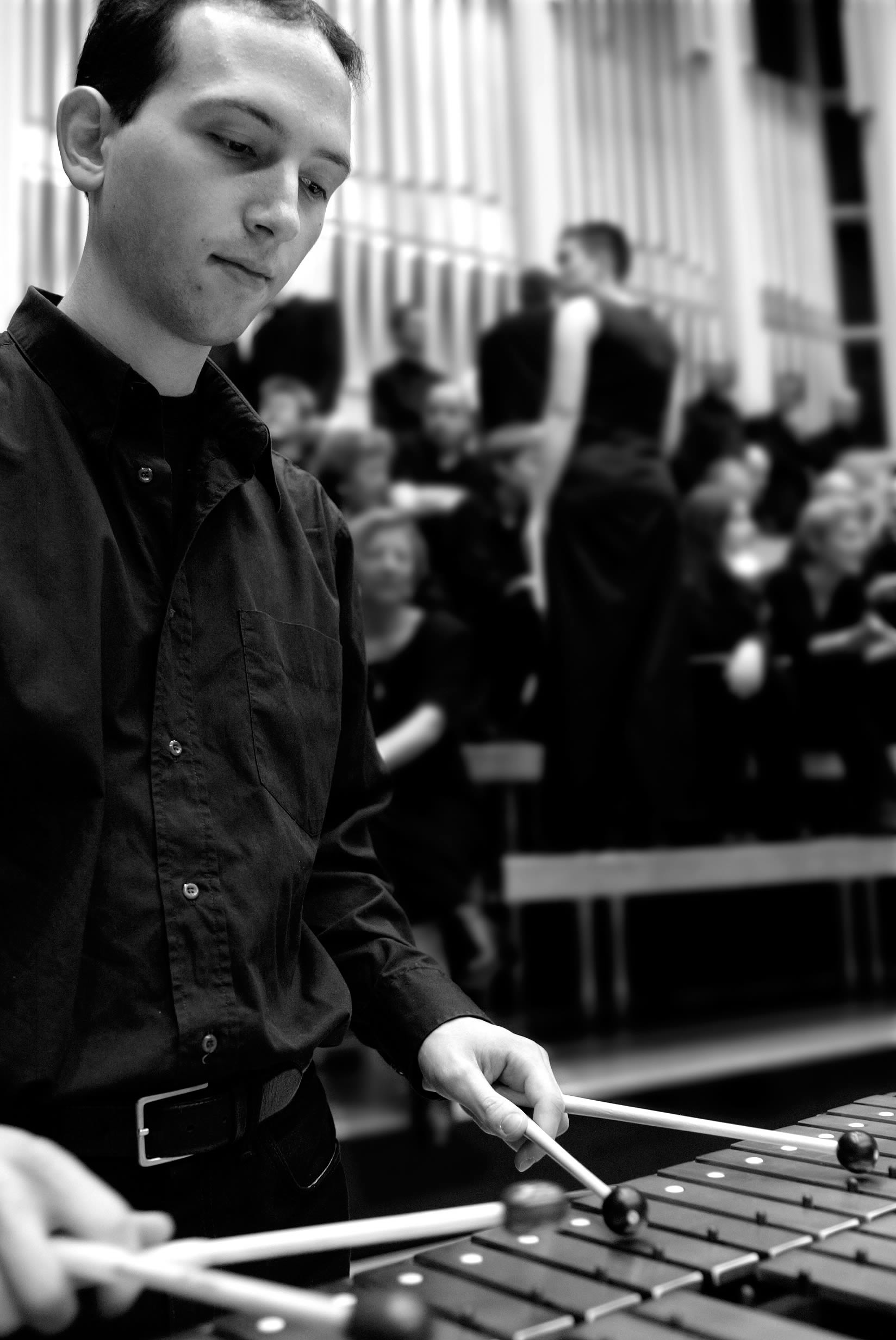 Paul Grathwohl hat das virtuose Xylofon-Solo in „Gayaneh“ gespielt.